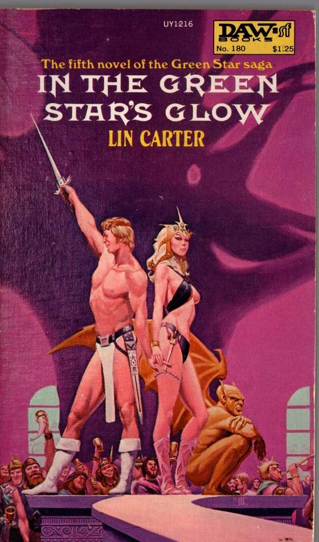 Lin Carter  IN THE GREEN STAR'S GLOW front book cover image
