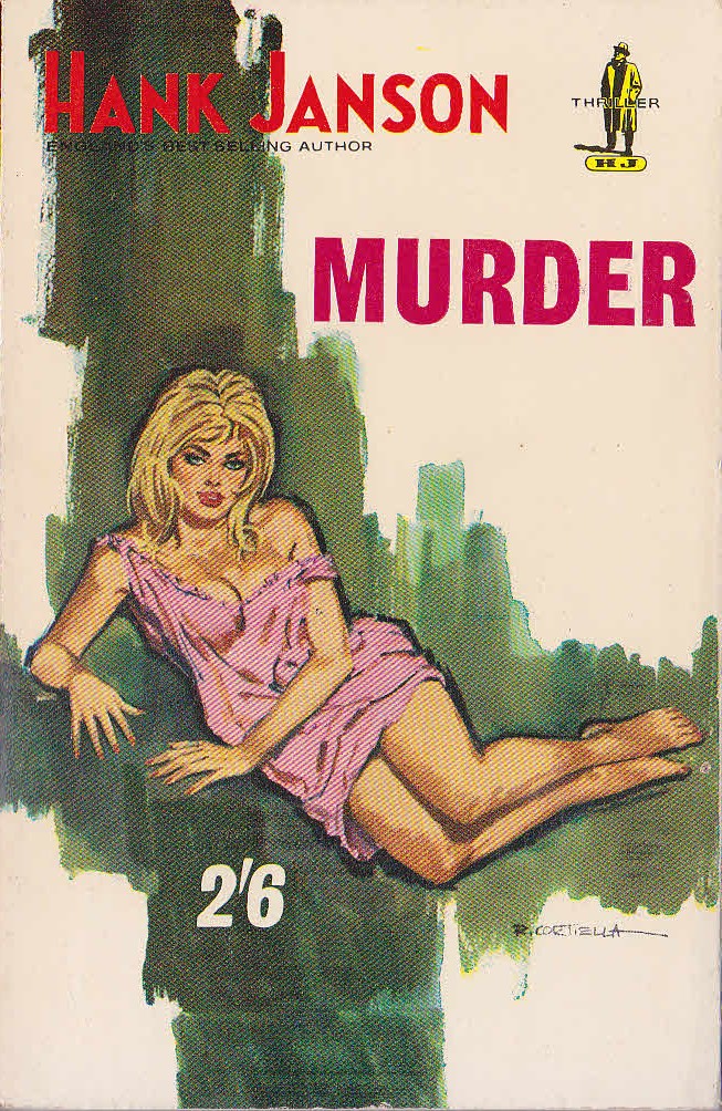 Hank Janson  MURDER front book cover image