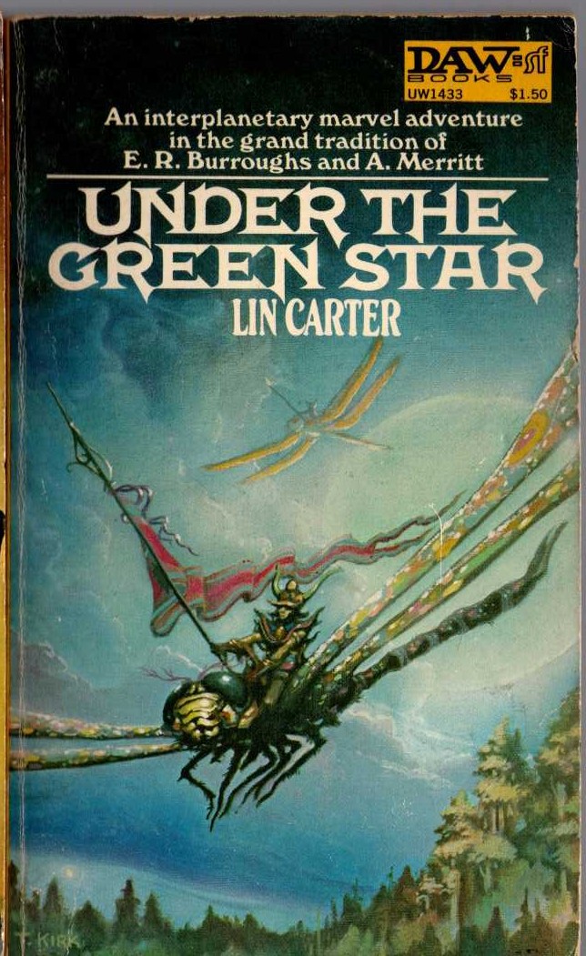 Lin Carter  UNDER THE GREEN STAR front book cover image