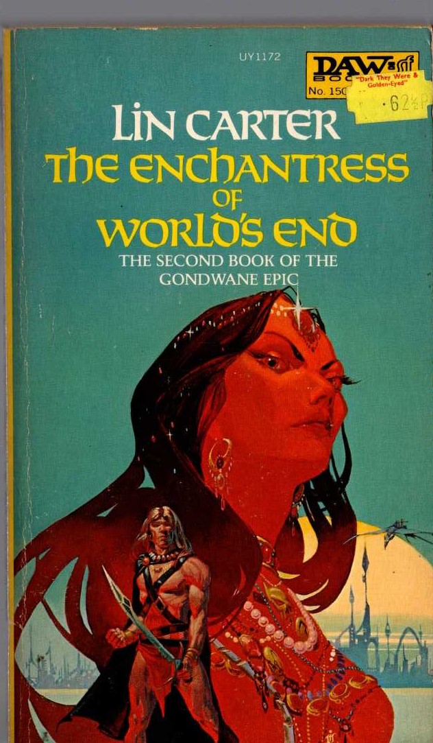 Lin Carter  THE ENCHANTRESS OF WORLD'S END front book cover image