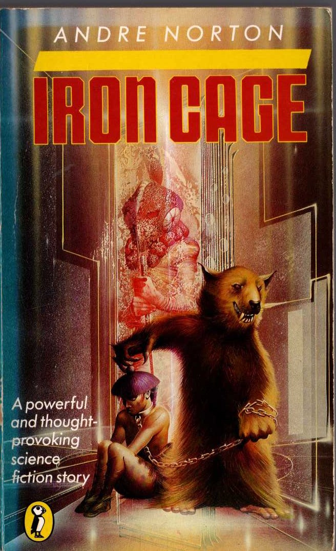 Andre Norton  IRON CAGE (Juvenile) front book cover image