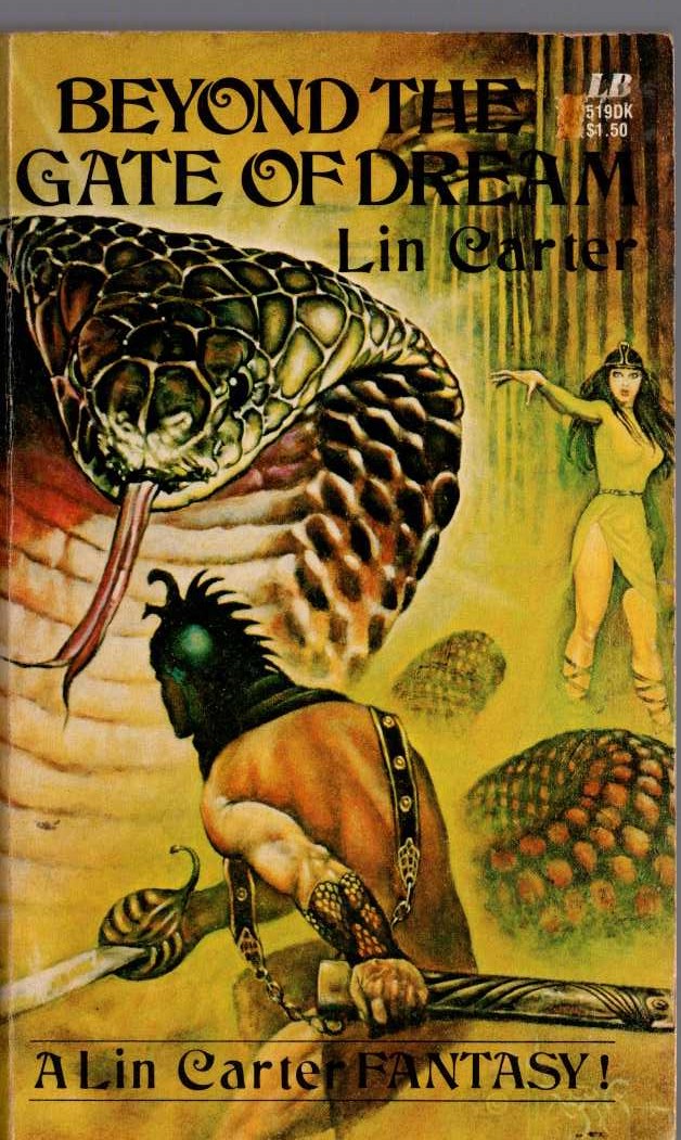 Lin Carter  BEYOND THE GATE OF DREAM front book cover image