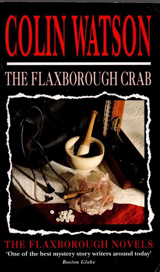 Colin Watson  THE FLAXBOROUGH CRAB front book cover image