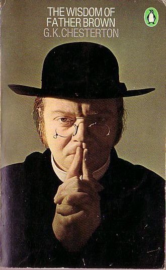G.K. Chesterton  THE WISDOM OF FATHER BROWN front book cover image