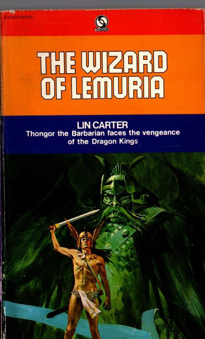 Lin Carter  THE WIZARD OF LEMURIA front book cover image