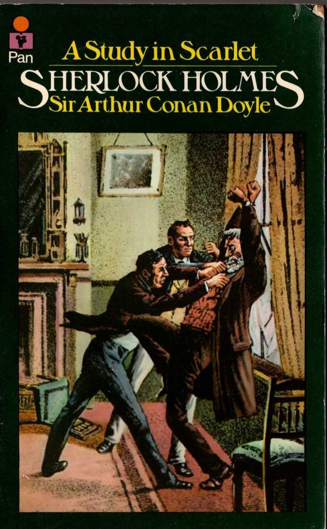 Sir Arthur Conan Doyle  A STUDY IN SCARLET front book cover image