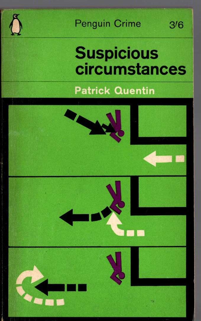 Patrick Quentin  SUSPICIOUS CIRCUMSTANCES front book cover image