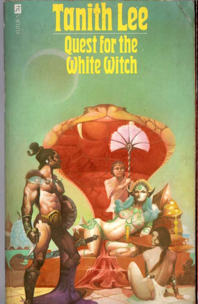 Tanith Lee  QUEST FOR THE WHITE WITCH front book cover image