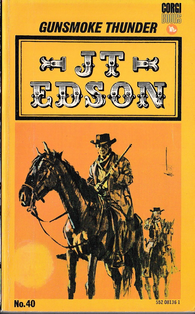 J.T. Edson  GUNSMOKE THUNDER front book cover image