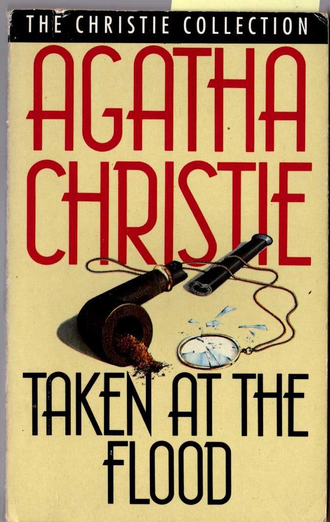 Agatha Christie  TAKEN AT THE FLOOD front book cover image