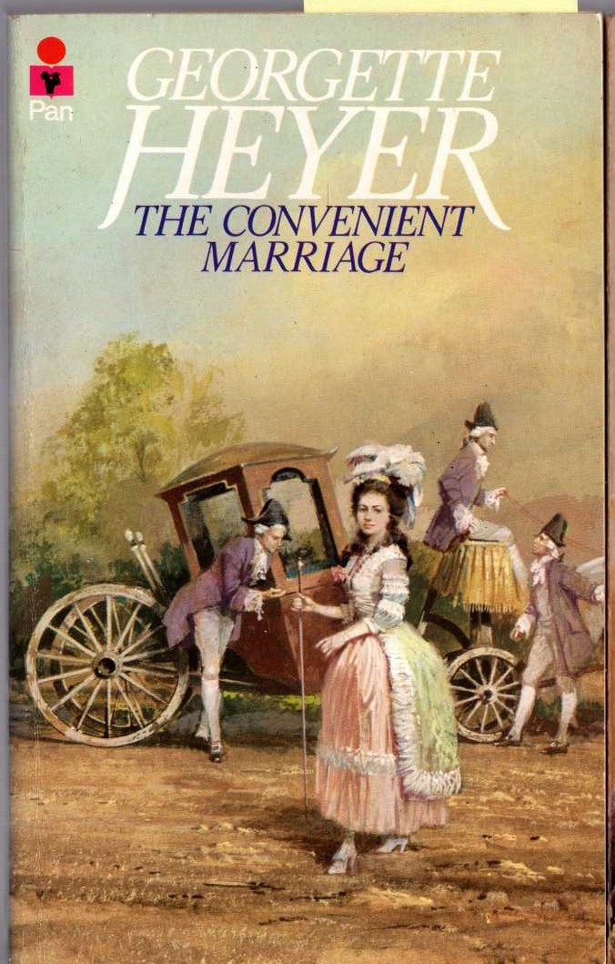 Georgette Heyer  THE CONVENIENT MARRIAGE front book cover image