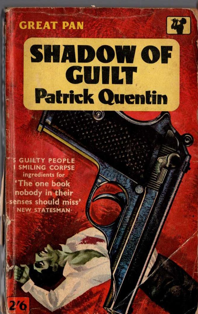Patrick Quentin  SHADOW OF GUILT front book cover image