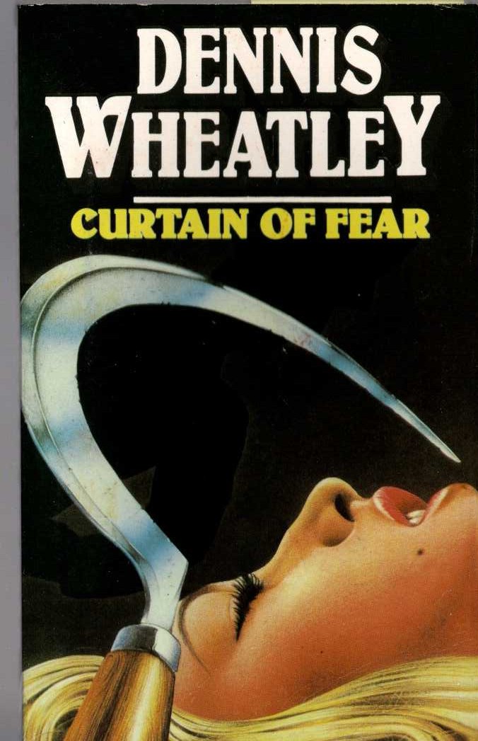 Dennis Wheatley  CURTAIN OF FEAR front book cover image