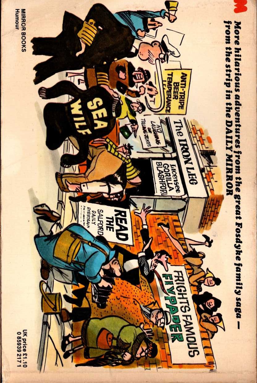 Bill Tidy  FOSDYKE SAGA. Book Nine (9) magnified rear book cover image
