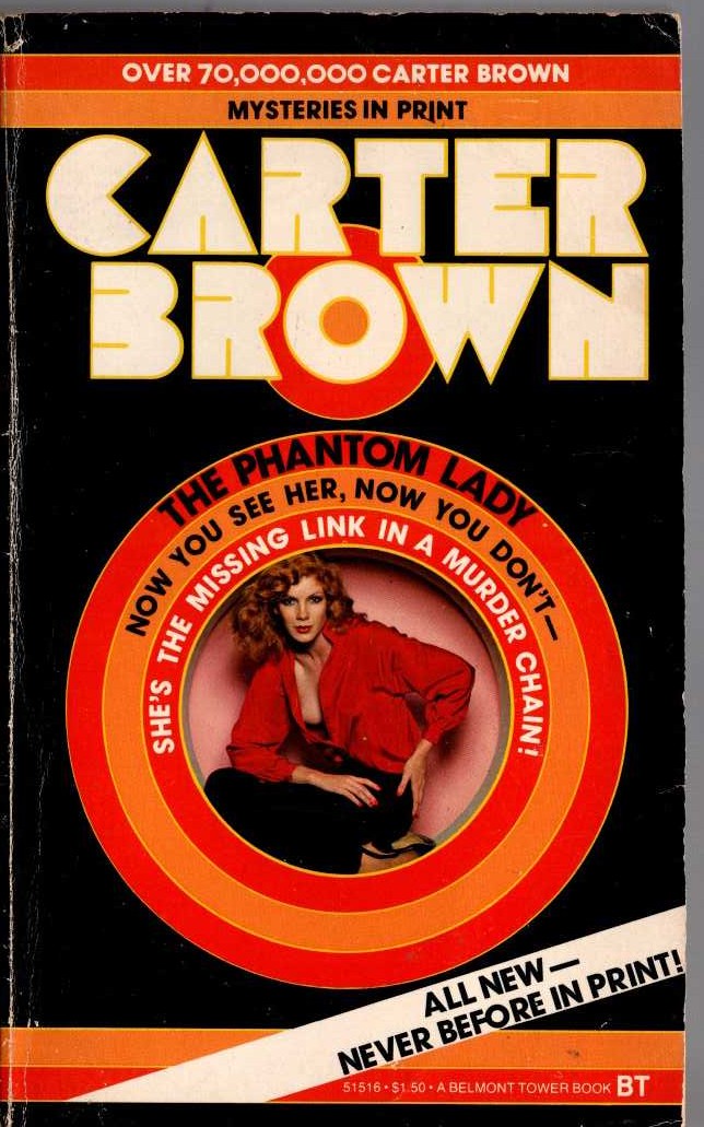 Carter Brown  THE PHANTOM LADY front book cover image