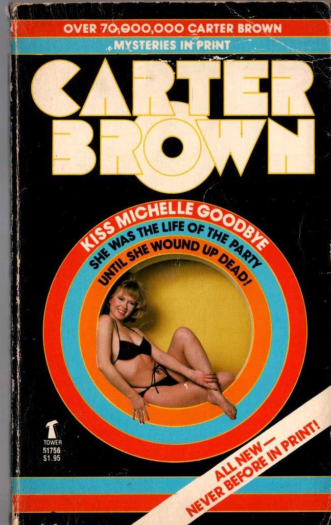 Carter Brown  KISS MICHELLE GOODBYE front book cover image