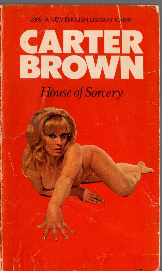 Carter Brown  HOUSE OF SORCERY front book cover image