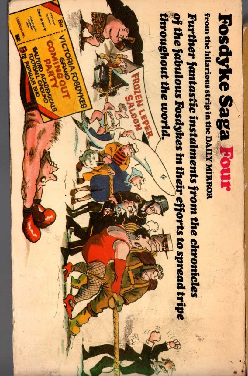 Bill Tidy  FOSDYKE SAGA. Book Four (4) magnified rear book cover image