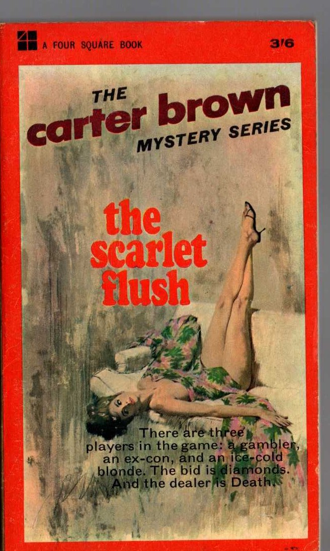 Carter Brown  THE SCARLET FLUSH front book cover image