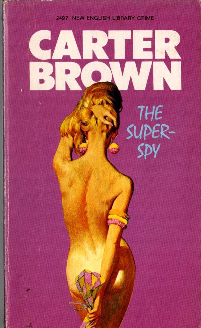 Carter Brown  THE SUPER-SPY front book cover image