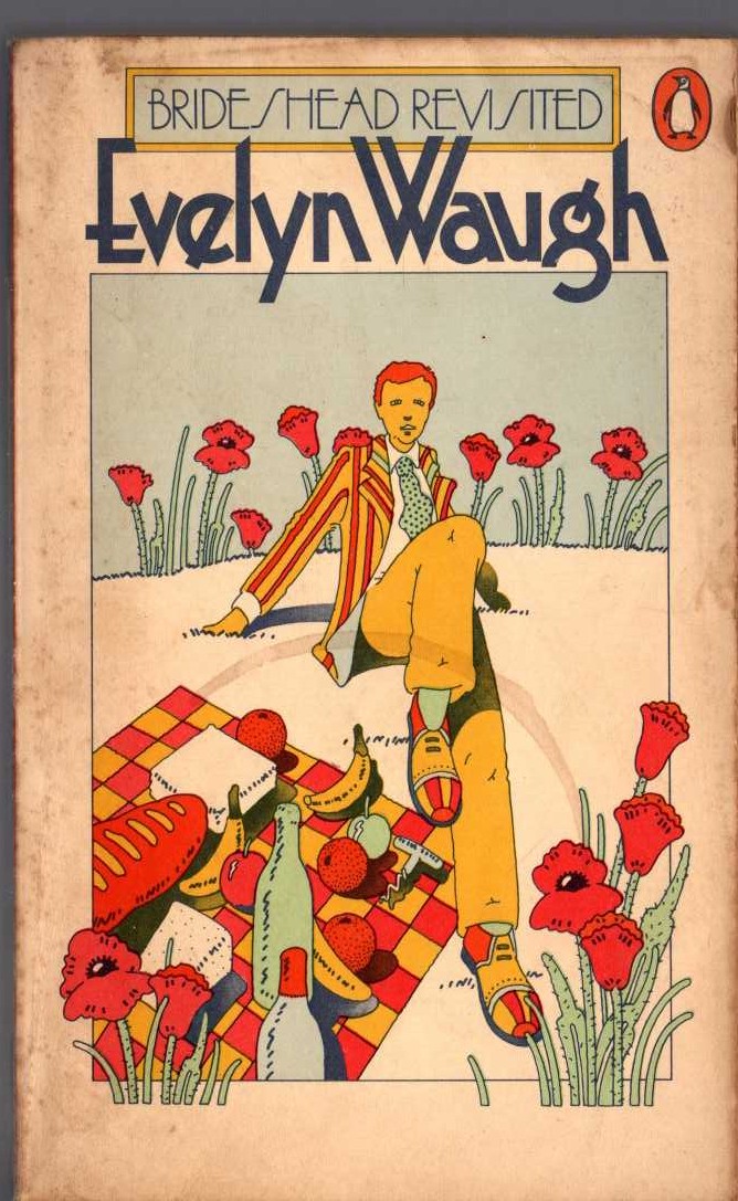 Evelyn Waugh  BRIDESHEAD REVISITED front book cover image