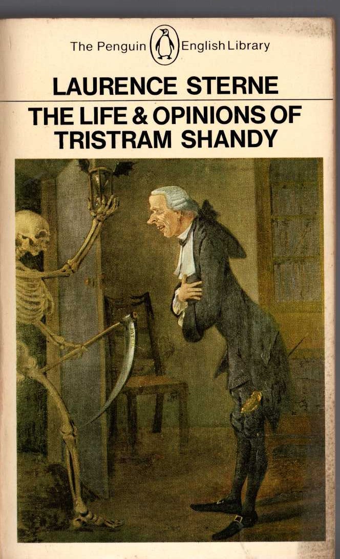 Laurence Sterne  THE LIFE & OPINIONS OF TRISTRAM SHANDY front book cover image