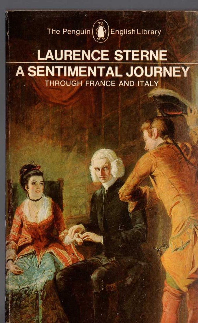 Laurence Sterne  A SENTIMENTAL JOURNEY Through France and Italy front book cover image