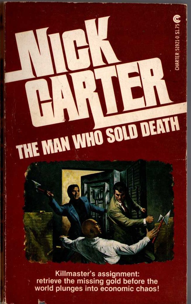 Nick Carter  THE MAN WHO SOLD DEATH front book cover image