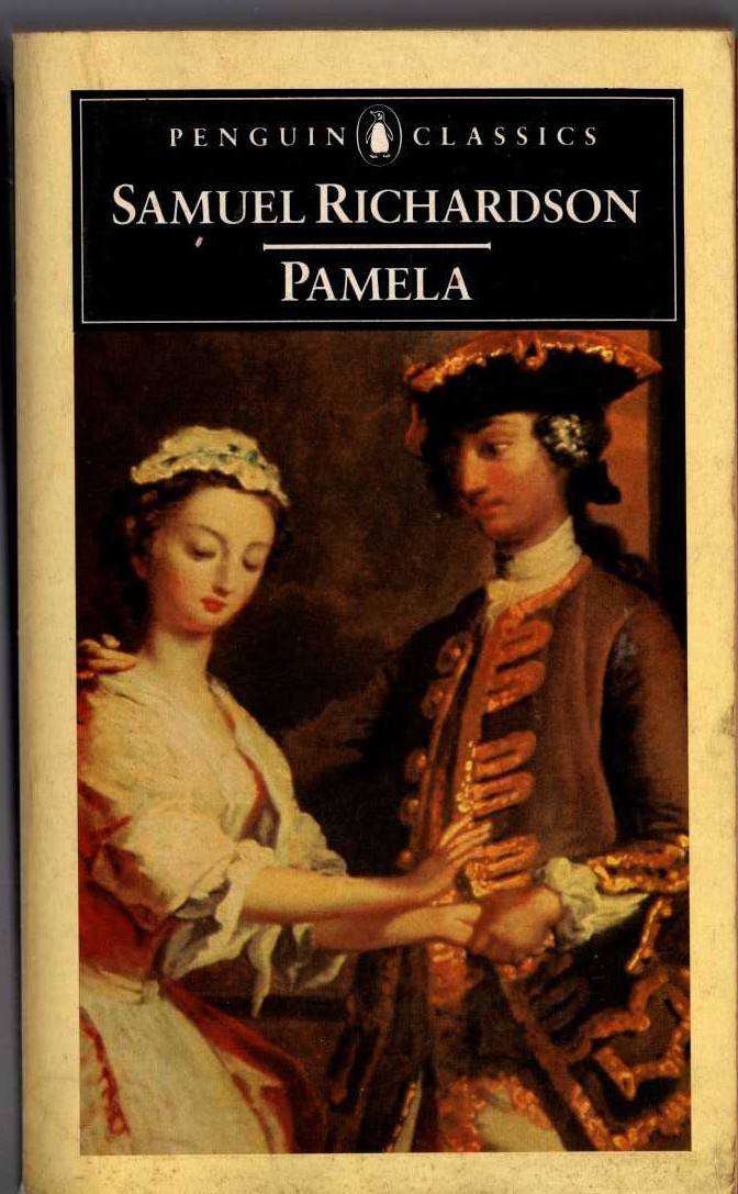 Samuel Richardson  PAMELA front book cover image