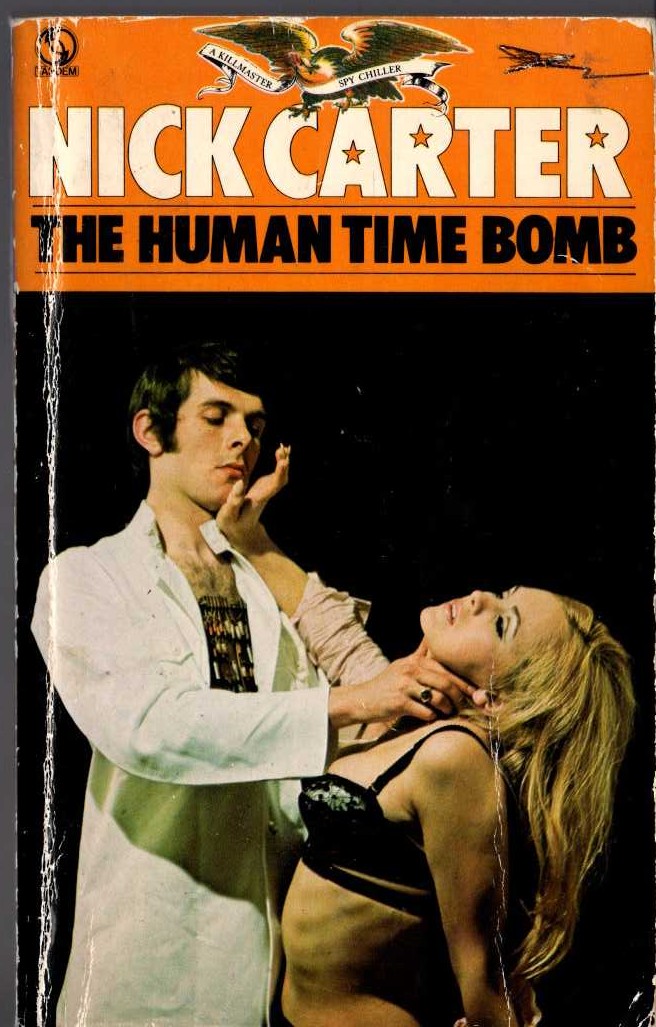 Nick Carter  THE HUMAN TIME BOMB front book cover image