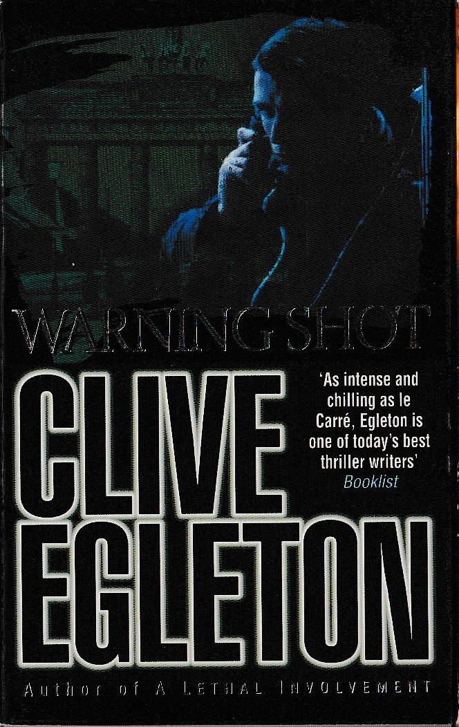 Clive Egleton  WARNING SHOT front book cover image