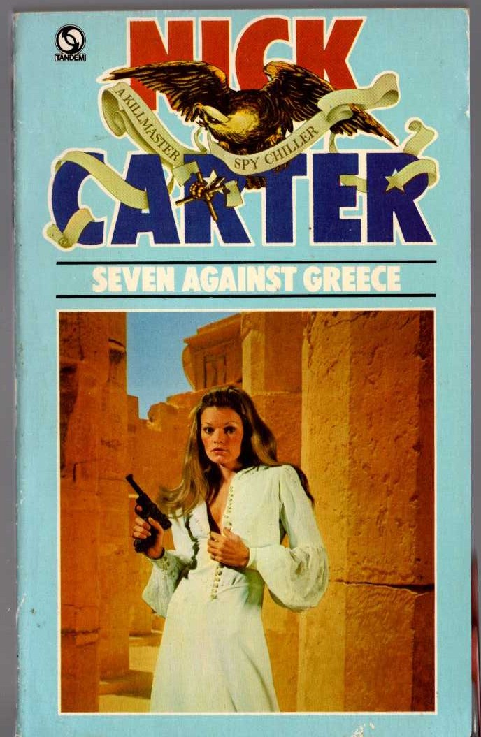 Nick Carter  SEVEN AGAINST GREECE front book cover image