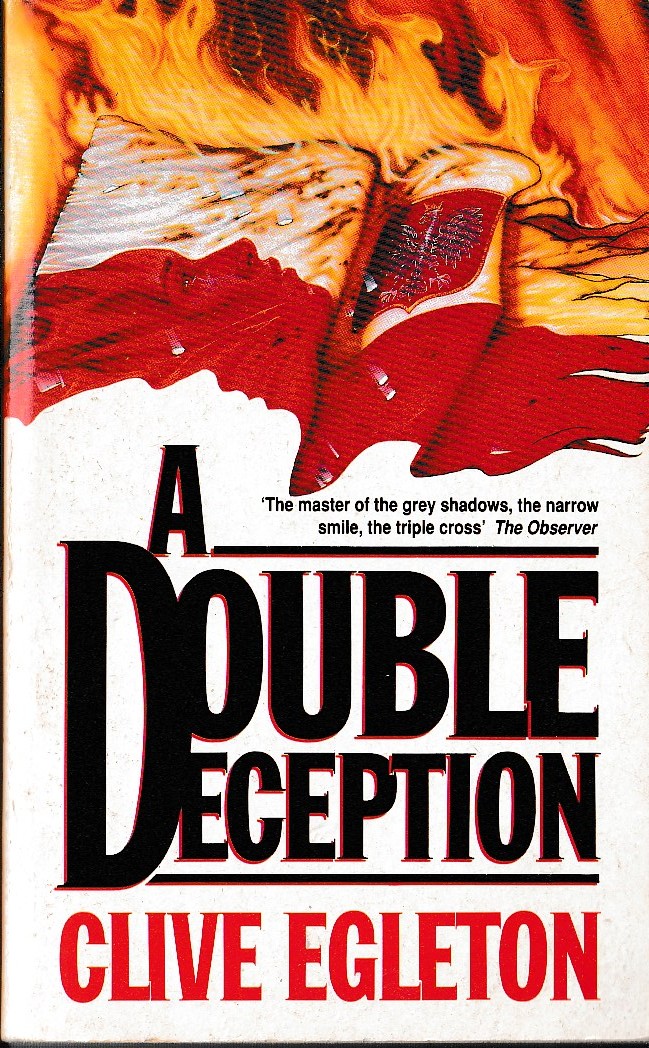 Clive Egleton  A DOUBLE DECEPTION front book cover image