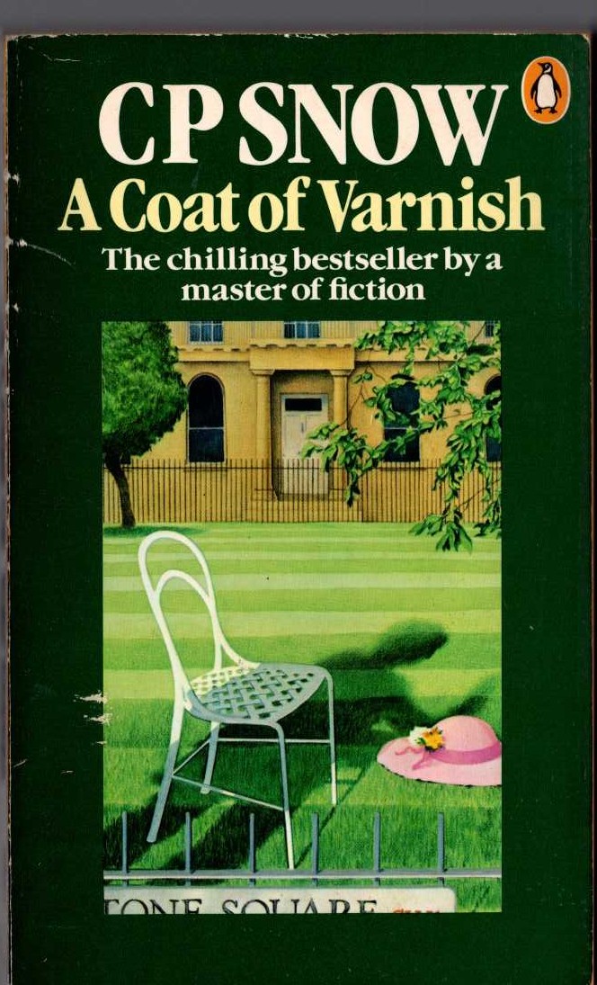 C.P. Snow  A COAT OF VARNISH front book cover image