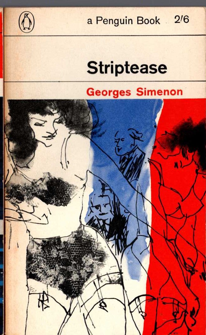 Georges Simenon  STRIPTEASE front book cover image