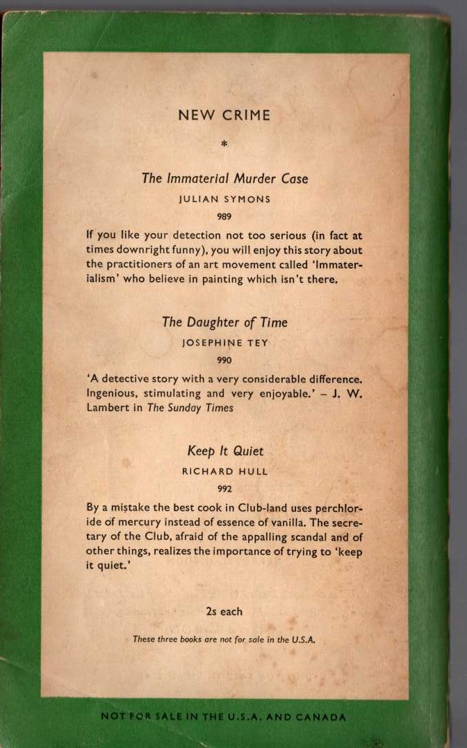 Anthony Berkleley  TRIAL AND ERROR magnified rear book cover image