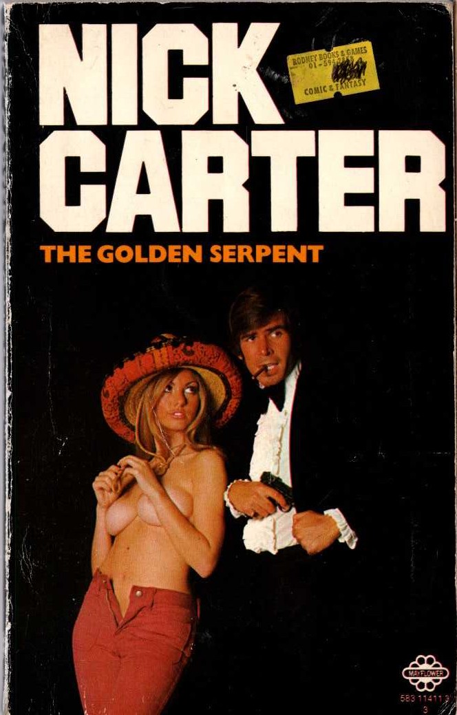 Nick Carter  THE GOLDEN SERPENT front book cover image