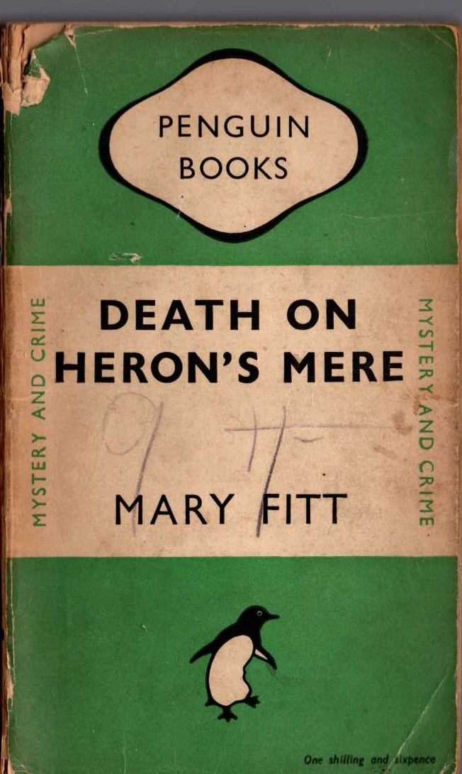 Mary Fitt  DEATH ON HERON'S MERE front book cover image