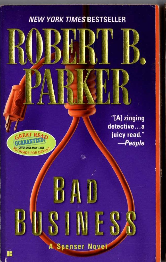 Robert B. Parker  BAD BUSINESS front book cover image