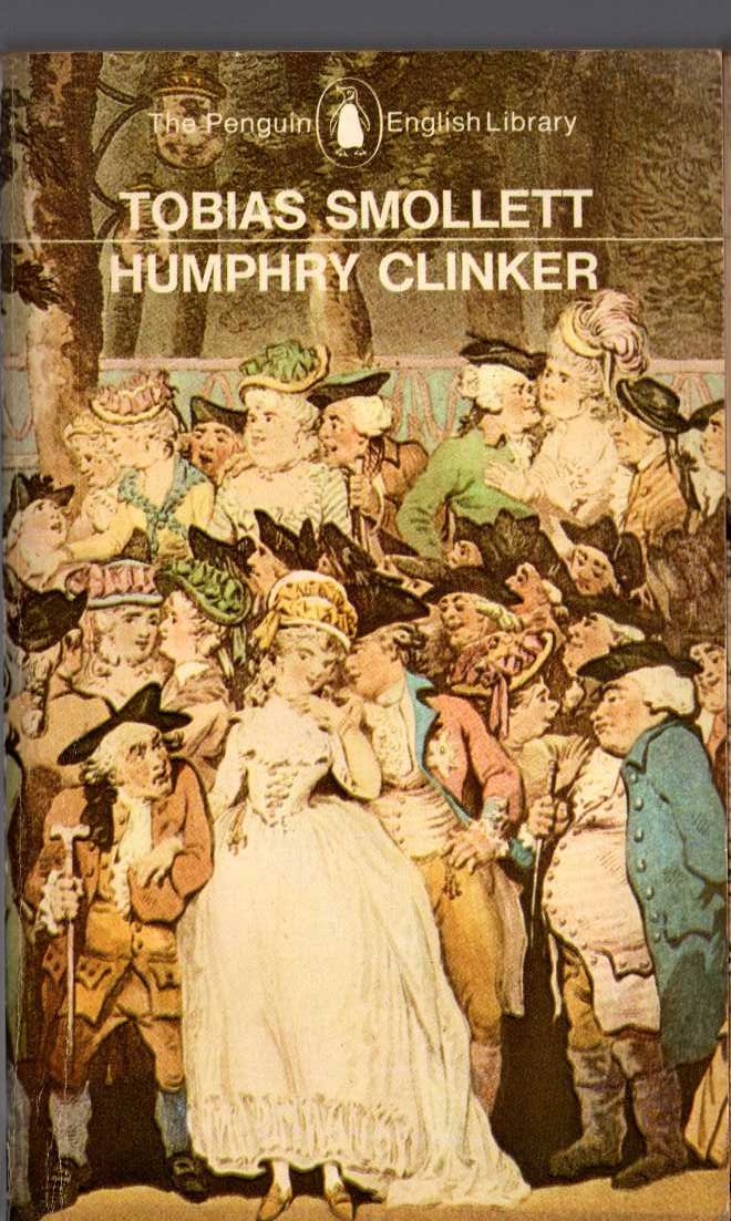 Tobias Smollett  HUMPHRY CLINKER front book cover image