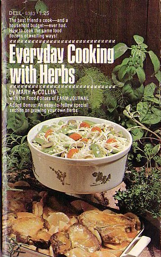 HERBS, Everyday Cooking with by Mary A.Collin  front book cover image