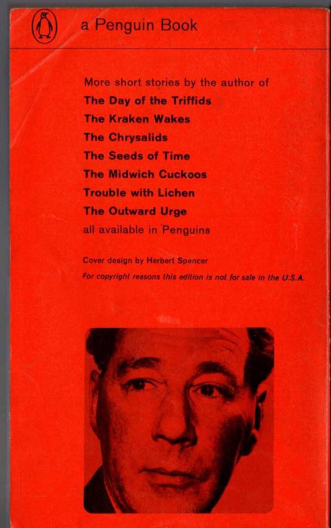 John Wyndham  CONSIDER HER WAYS and others magnified rear book cover image