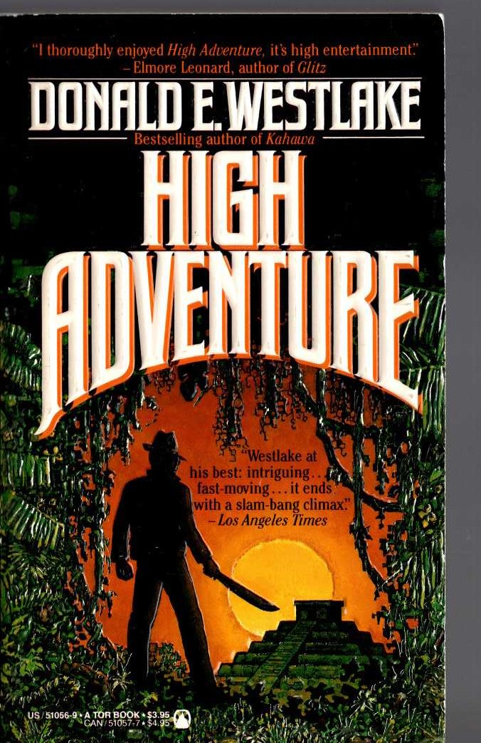 Donald E. Westlake  HIGH ADVENTURE front book cover image
