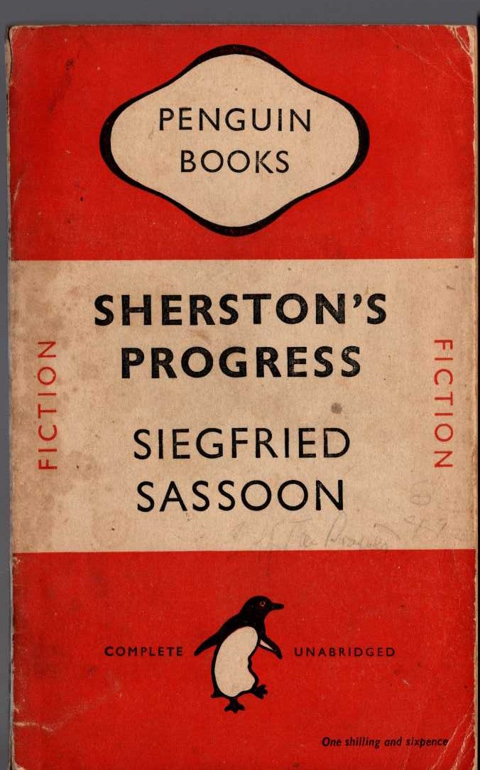 Siegfried Sassoon  SHERSTON'S PROGRESS front book cover image