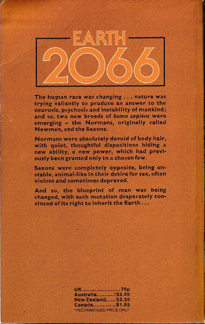 J.T. McIntosh  NORMAN CONQUEST 2066 magnified rear book cover image
