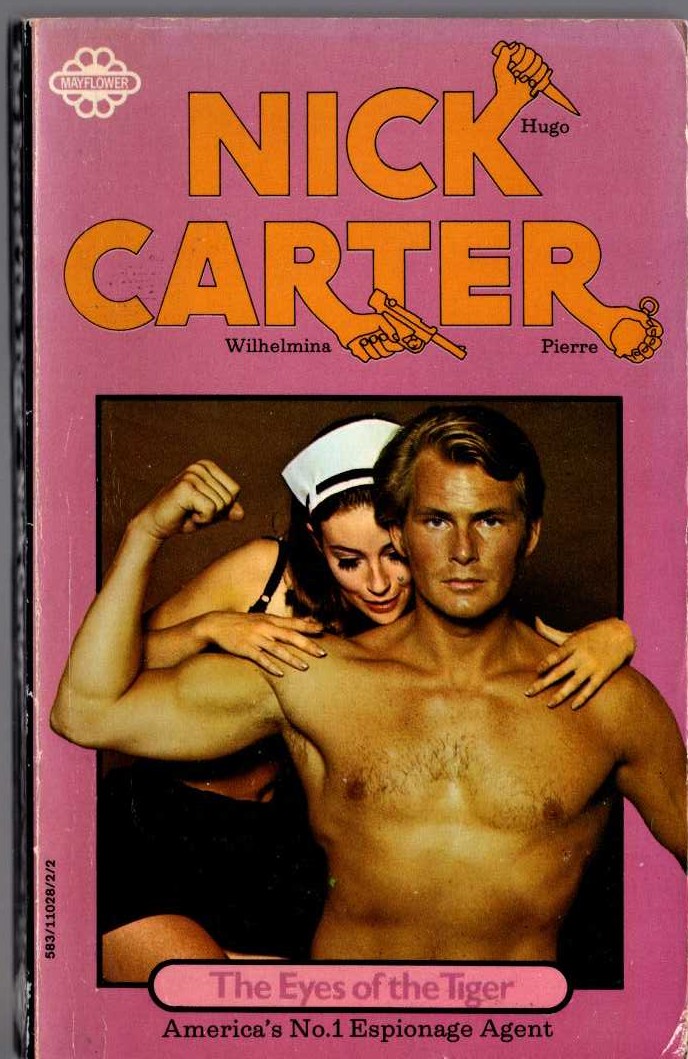 Nick Carter  THE EYES OF THE TIGER front book cover image