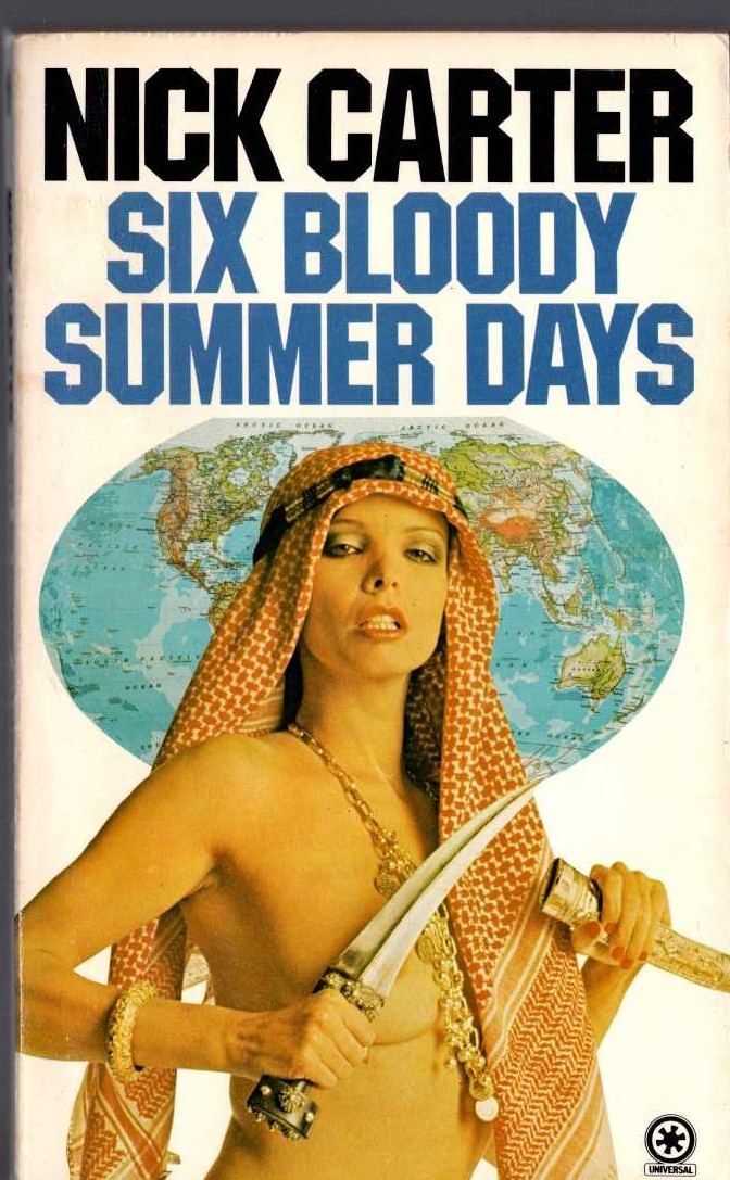 Nick Carter  SIX BLOODY SUMMER DAYS front book cover image