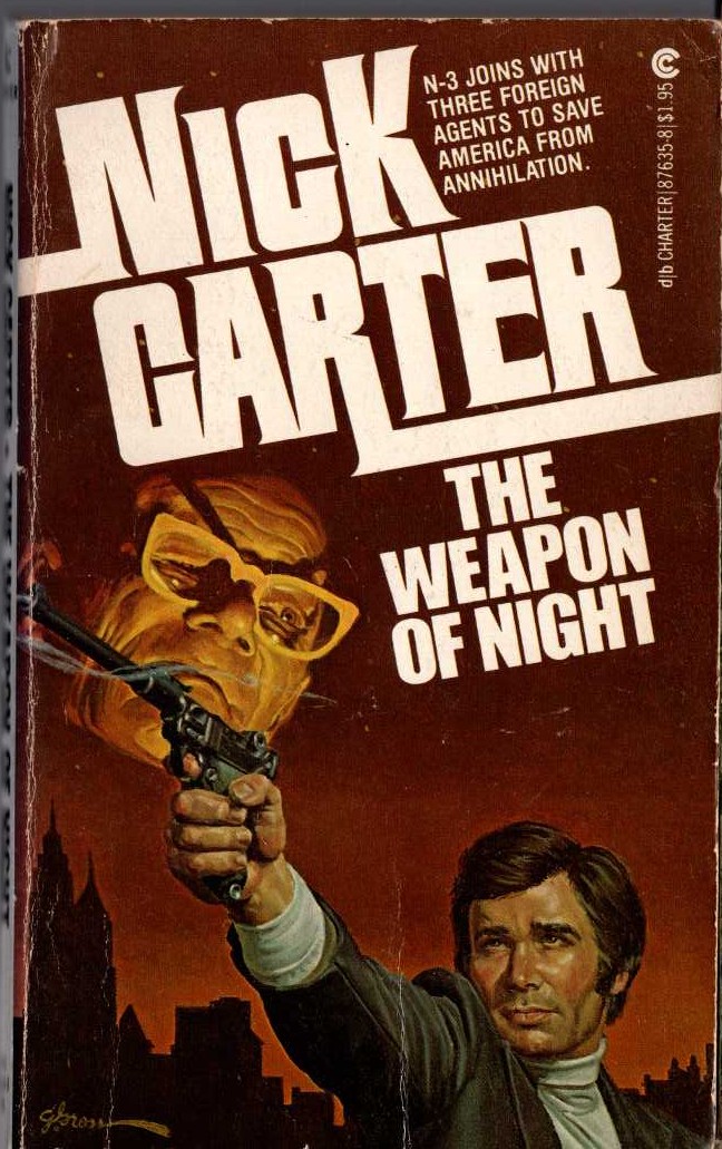 Nick Carter  THE WEAPON OF NIGHT front book cover image