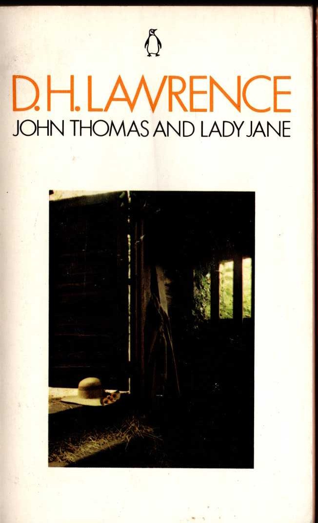 D.H. Lawrence  JOHN THOMAS AND LADY JANE front book cover image