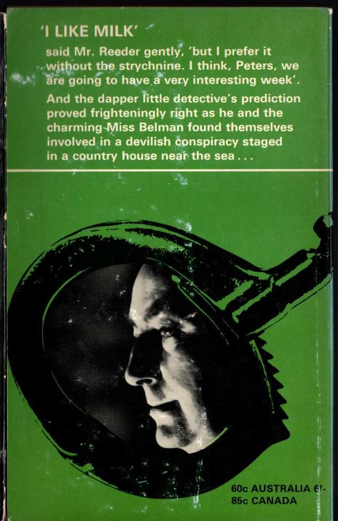 Edgar Wallace  TERROR KEEP magnified rear book cover image